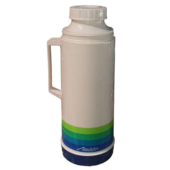 Vintage Aladdin‎ Quart Thermos Stopper Cup No 243 Made In USA Tall Work Lunch - Picture 1 of 7